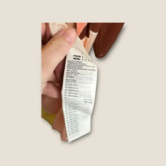 Billabong Another Sky Kimono Robe Sjze Small/Medium - Picture 8 of 8